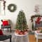 4ft. Pre-Lit Snowed Tipped Clermont Mixed Pine Artificial Christmas Tree, Clear Lights